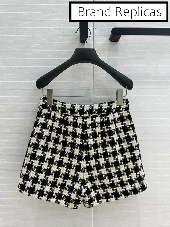 Valentino houndstooth tweed shorts